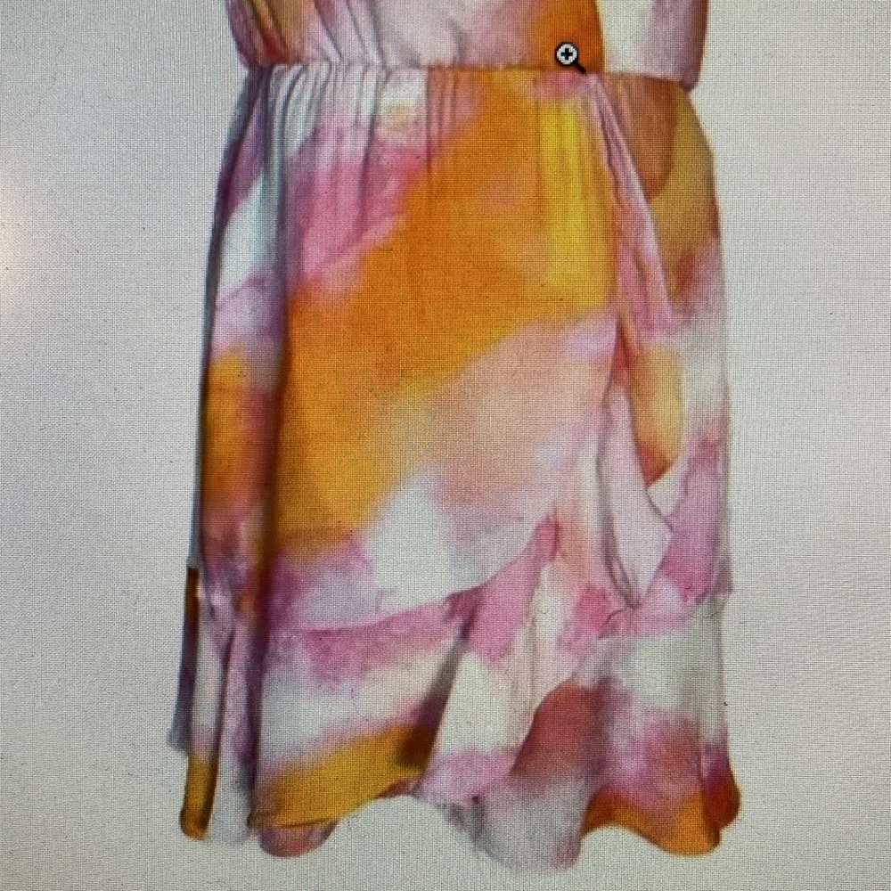 PARKER Keisha Sleeveless Summer Dress in Tie-Dyed Silk Blend - Picture 10 of 11